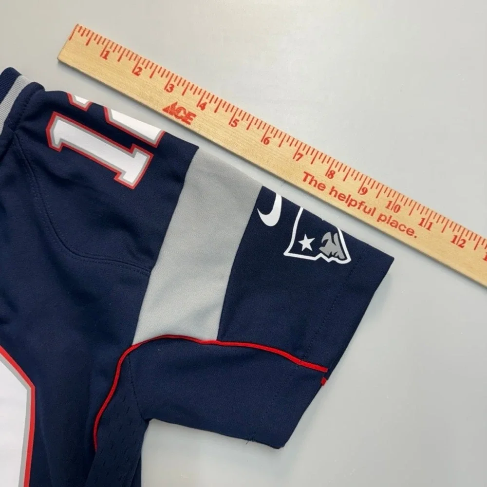 Nike Tom Brady New England Patriots Jersey Youth Small Navy Blue 12 NFL On Field